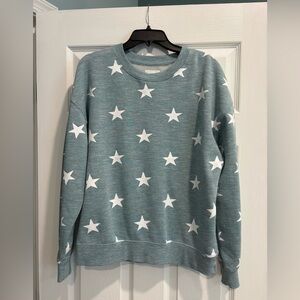 All Over Star Crewneck, Size large.
